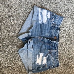 Holllister low rise short short boyfriend shorts